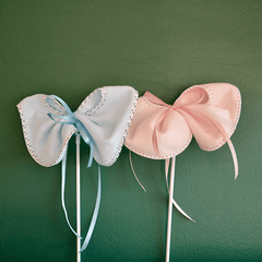 Babylatz Einstecker, Add-on - Its a Baby in Blau und Rosa, dekorativ für Blumengeschenke zur Geburt, Jungen und Mädchen geeignet.