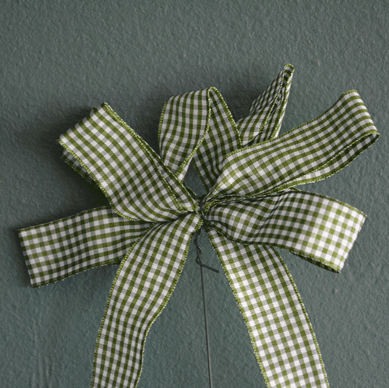 grün weiß karierte Schleife – Dekorativ & Elegant