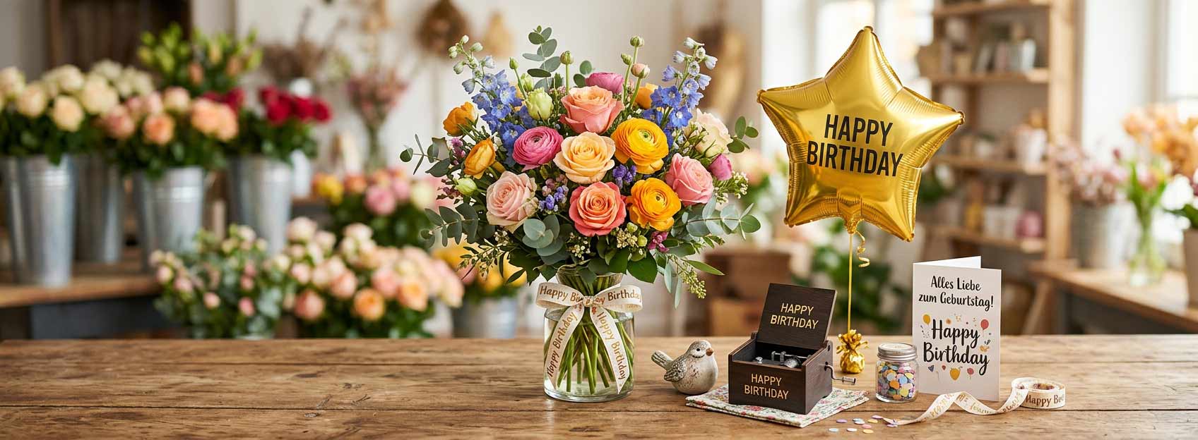 Blumen zum Geburtstag München
