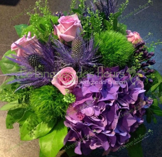 Blumenlieferservice lila Blumen – frische Sträuße München Hauptbild